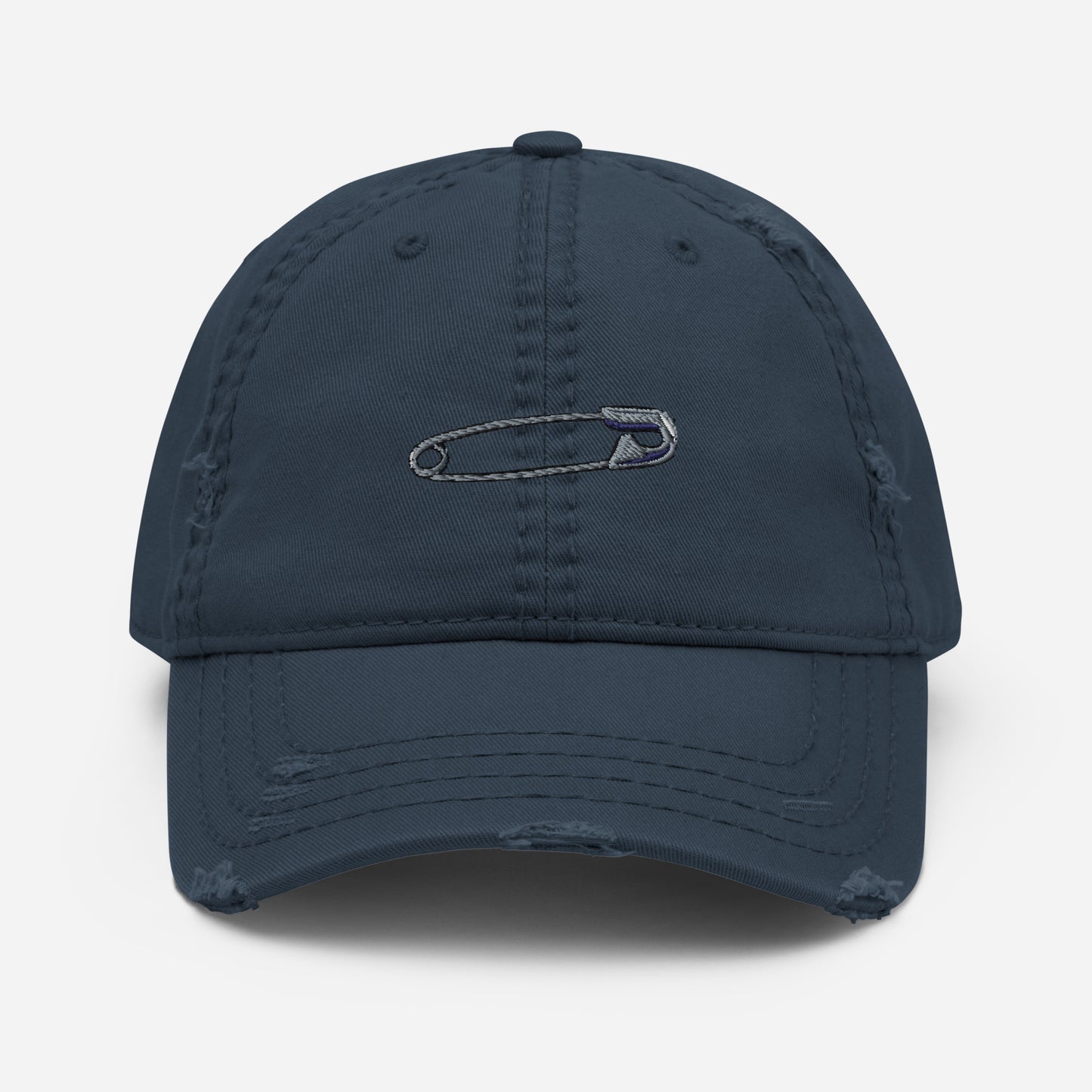 Distressed SafetyPin Dad HAT